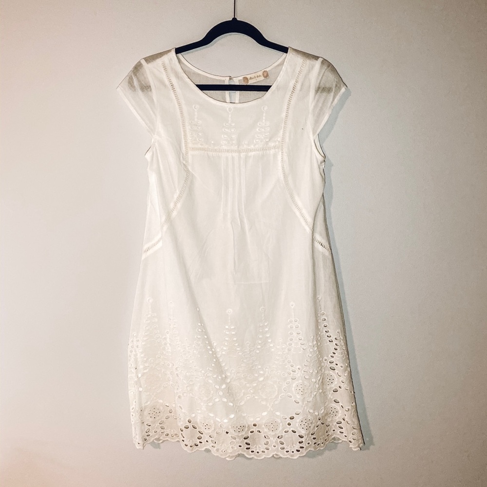 white altar’d state mini dress